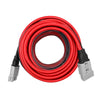 Top-down view of 10m 8AWG extension lead with dual 50A Anderson style connectors