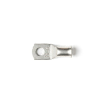 Top view of a single 10mm² copper lug showing M5 stud hole and size markings