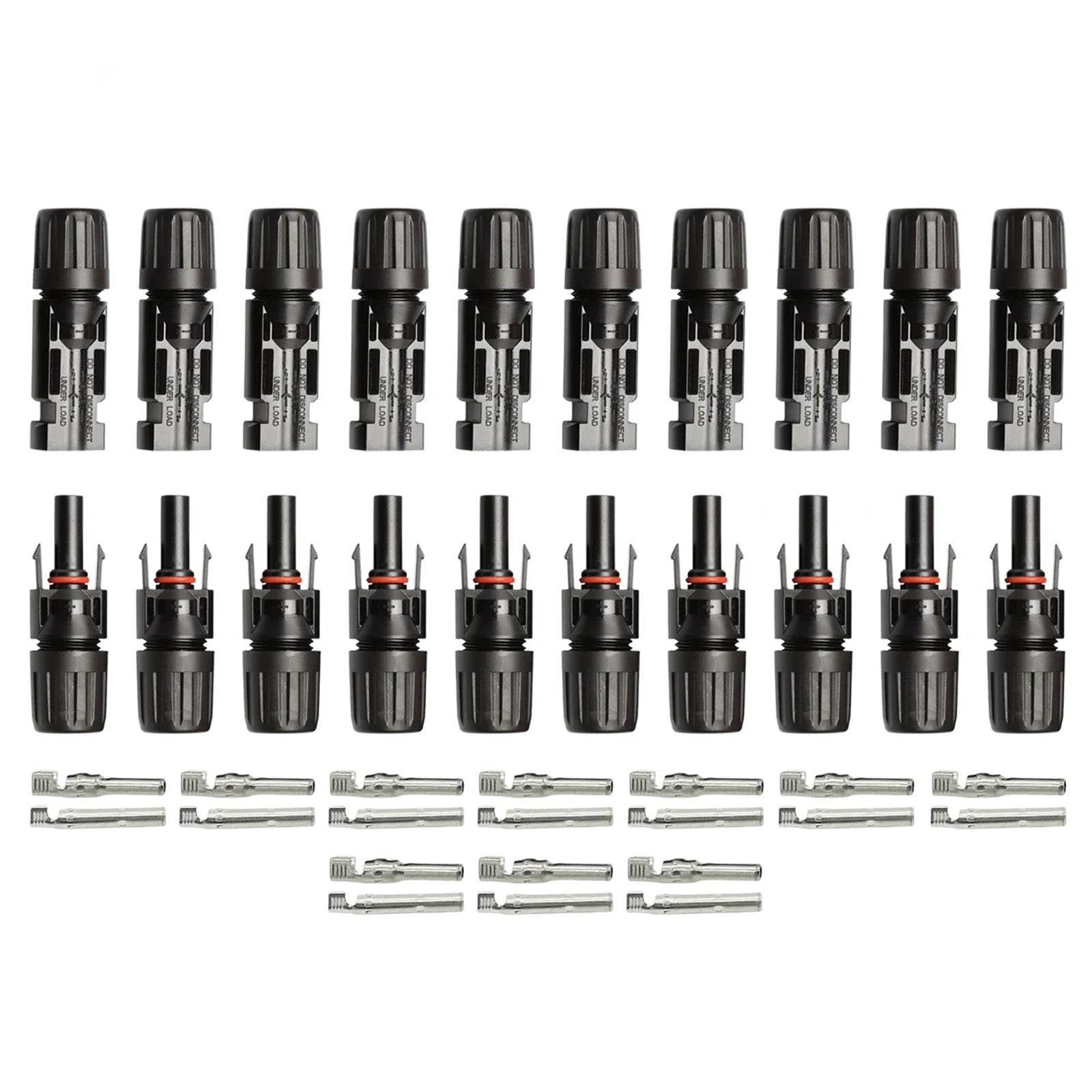 10 Pack of Exotronic Solar Connector Pairs