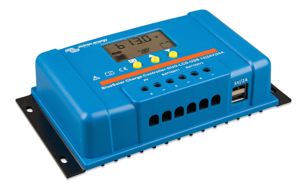 Victron 12/24V 20A BlueSolar PWM-LCD&USB (DUO Dual Battery) Solar Charge Controller