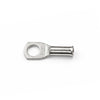 Top-down view of a 16mm squared copper lug with a 10mm stud hole