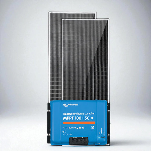 Exotronic 2x 250w Solar Panel & Victron SmartSolar MPPT 100/50 Bundle