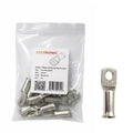 10 pack of 25mm² tinned copper bellmouth lugs with M6 stud hole and one loose lug