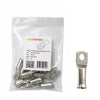 10 pack of 25mm² tinned copper bellmouth lugs with M6 stud hole and one loose lug