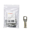 10 pack of 25mm² tinned copper bellmouth lugs with M8 stud hole and one loose lug