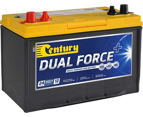 Century 12V 90Ah Dual Force+ AGM 750 CCA Deep Cycle Battery Main Image