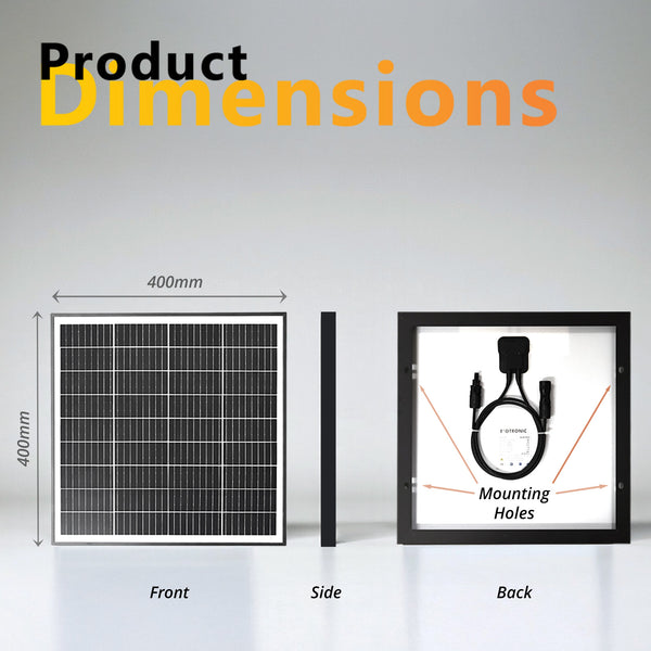 Exotronic 30W Fusion Fixed Solar Panel