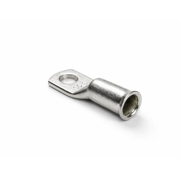 Close-up of the bellmouth entry on a 35mm2 copper cable lug