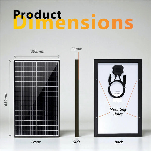 Exotronic 50W Fusion Fixed Solar Panel