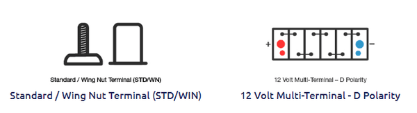 Century 12V 100Ah Marine Pro 1000 CCA Deep Cycle Battery 1