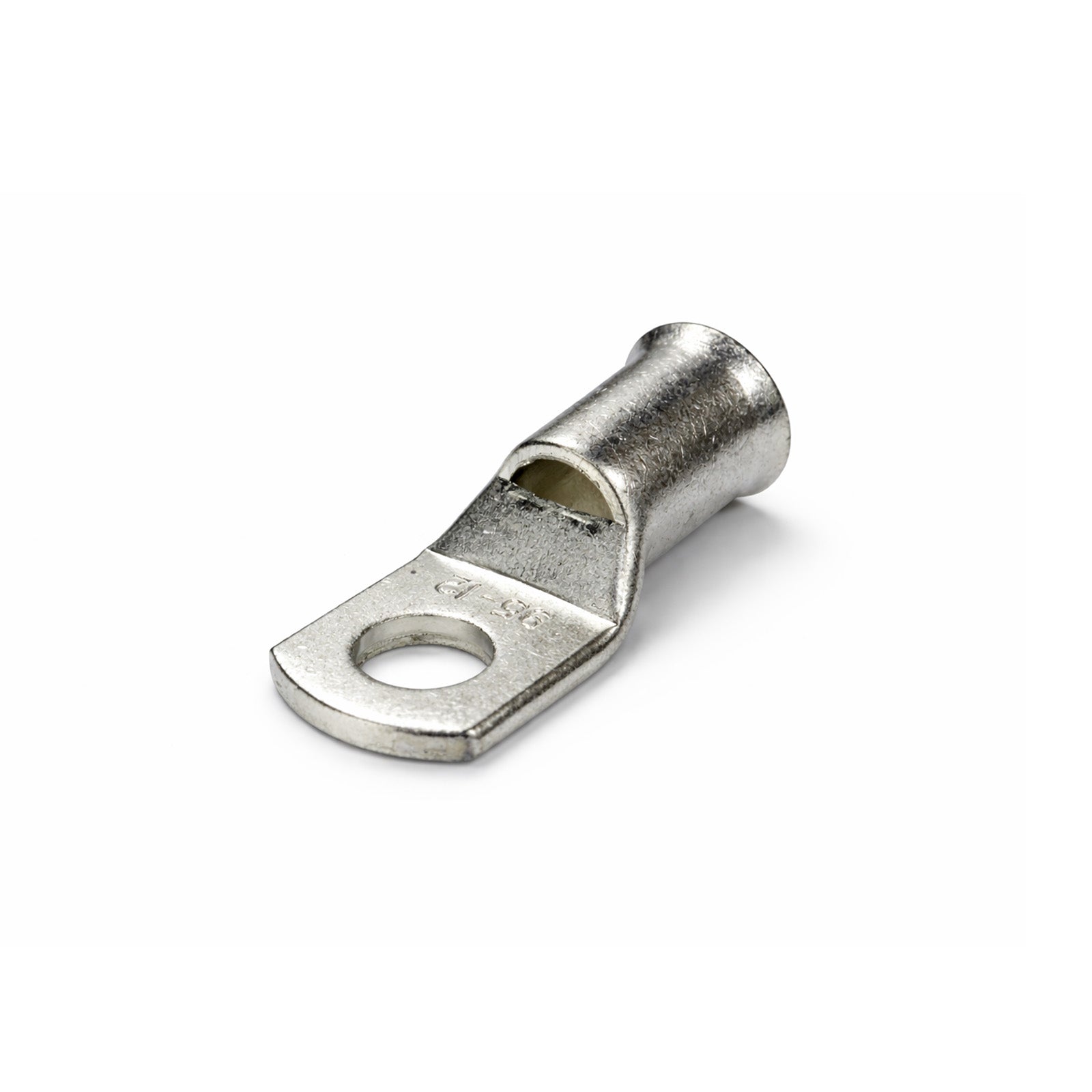 Single 95mm² tinned copper lug with bellmouth entry and M12 stud hole