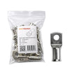 10 pack of 95mm² tinned copper bellmouth lugs with M10 stud hole and one loose lug