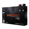 Exotronic 12V 200Ah Alpha Slimline Smart Bluetooth Lithium Battery