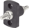Blue Sea Terminal Feed Through Connector - 5/16 Studs Black Main Image