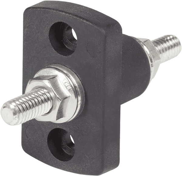 Blue Sea Terminal Feed Through Connector - 5/16 Studs Black Main Image