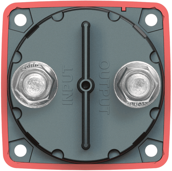 Blue Sea m-Series Mini On-Off Battery Switch with Knob - Red1