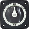 Blue Sea Mini Switch Battery m-Series Selector Black - 4 Position OFF/1/2/1+2 3