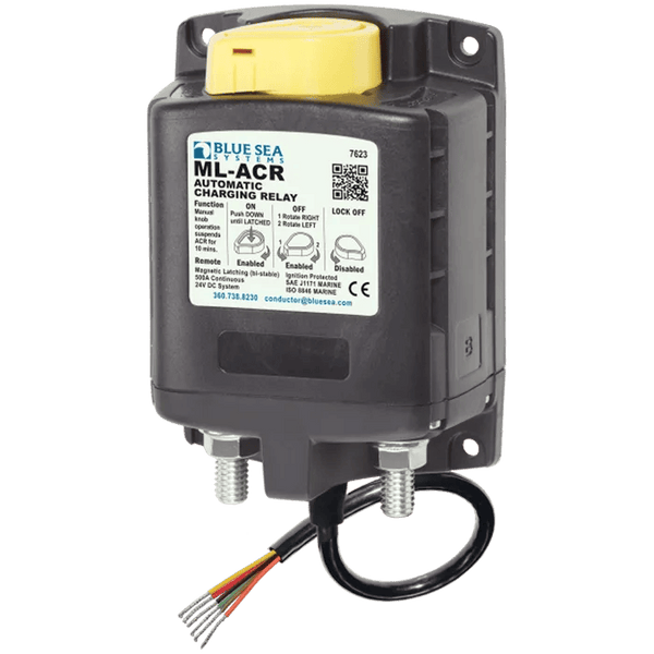 Blue Sea ML Series Auto Charge Relay 500A 24V Main Image