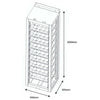 Pylontech Black Indoor Open Cabinet Rack 1