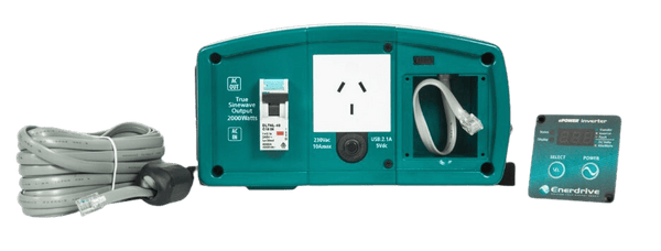 Enerdrive 24V 2000W ePower Pure Sine Wave Inverter w/ RCD & AC Transfer Switch 1