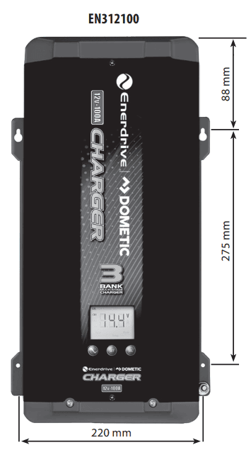 Enerdrive 12V 100A Multi-Bank ePower Battery Charger 2