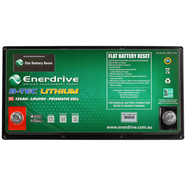 Enerdrive 12V 125Ah ePower B-TEC Lithium Battery G2 2