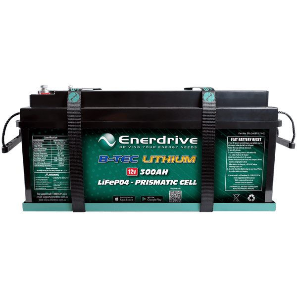 Enerdrive 12V 300Ah ePower B-TEC Lithium Battery G2 2