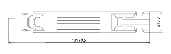 Exotronic 20A In-line Fuse MC4 Compatible Solar Connector 4