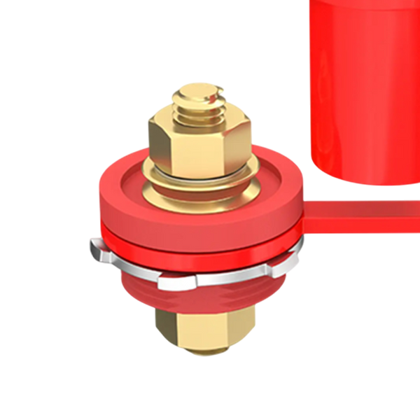 Exotronic 250A Bulkhead M10 Red Battery Post with Boot 1