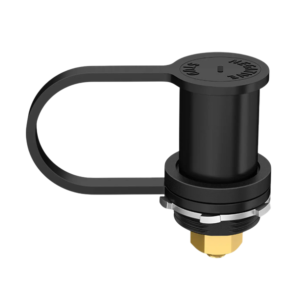 Exotronic 250A Bulkhead M10 Black Battery Post with Boot 1