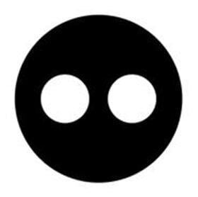 20mm, 2x6mm Hole Multiple Gland Rubber Grommet Main Image