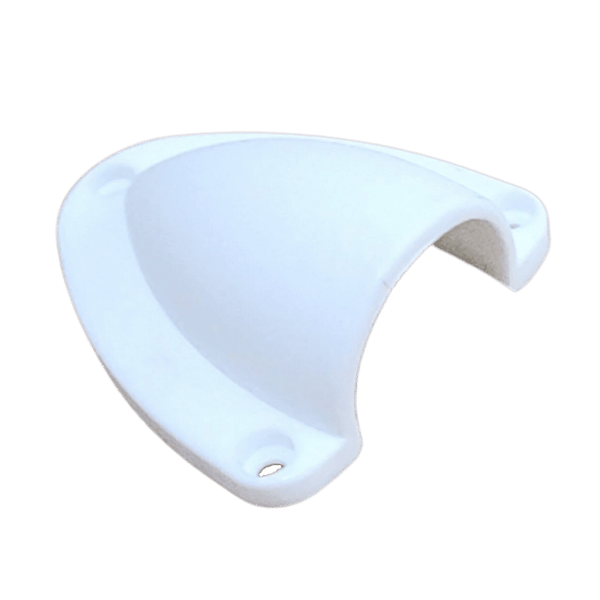 Exotronic Medium White Clamshell Cable Entry Cover 1