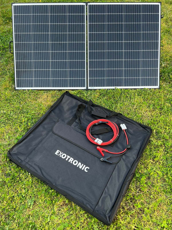Exotronic 24V 200W Portable Folding Solar Panel - No Controller Main Image