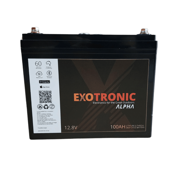 Exotronic 12V 100Ah Alpha Bluetooth Lithium Battery 3