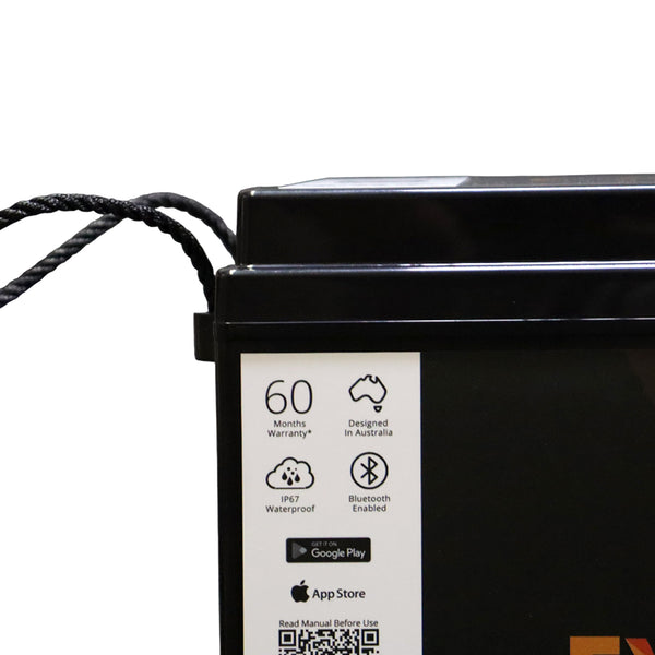 Exotronic 12V 180Ah Alpha IP67 Smart Bluetooth Lithium Battery