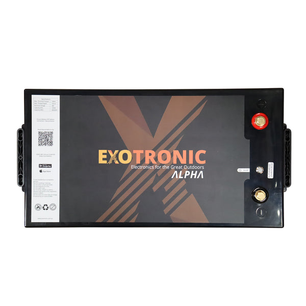 Exotronic 48V 100Ah Alpha IP67 Smart Bluetooth Lithium Battery