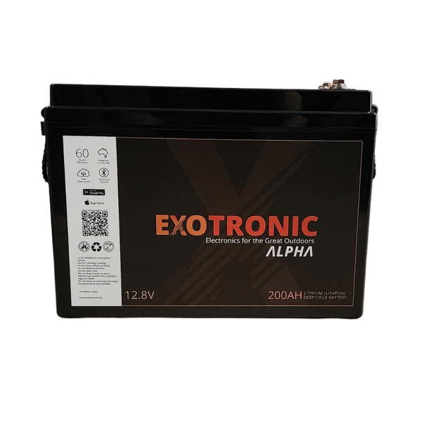 Exotronic 12V 200Ah Alpha Bluetooth Lithium Battery 3