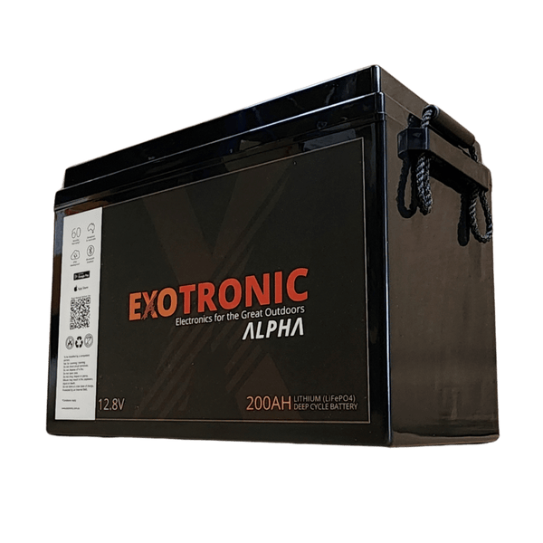 Exotronic 12V 200Ah Alpha Bluetooth Lithium Battery 4