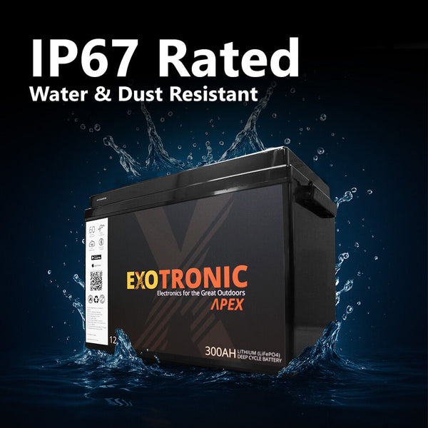 Exotronic 12V 300Ah Apex IP67 Smart Bluetooth Lithium Battery7