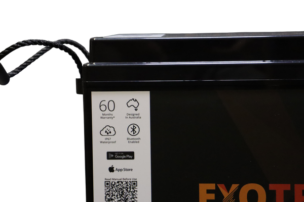 Exotronic 12V 340Ah Alpha IP67 Smart Bluetooth Lithium Battery