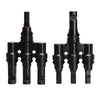 Exotronic 3 to 1 'h' Branch Joiner MC4 Compatible Connector Pair 1