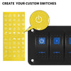 Exotronic 12/24V 5x LED Rocker Marine Switch Panel 2