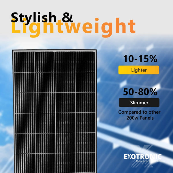 Exotronic 200W Fixed Solar Panel 8