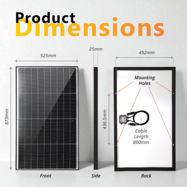 Exotronic 100W Fusion Fixed Solar Panel