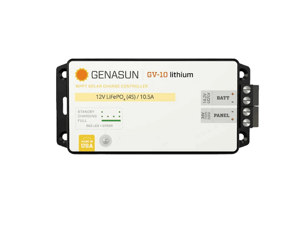 Genasun 10.5A MPPT 12V Lithium Solar Charge Controller Main Image