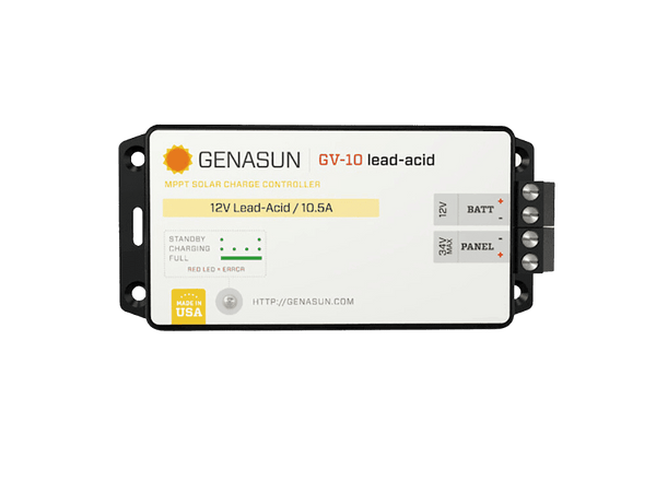 Genasun 10.5A MPPT 12V Lead-Acid Solar Charge Controller Main Image