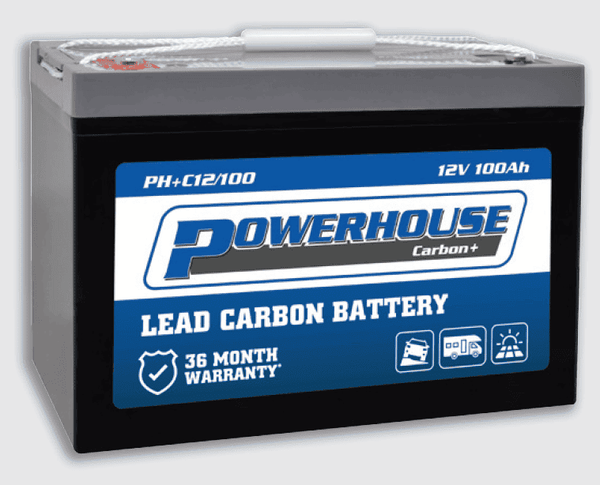 PowerHouse 100Ah Lead-Carbon Deep Cycle Battery Main Image
