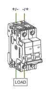 Noark 10A 2-Pole 360V Non-polarised DC Solar Circuit Breaker 2