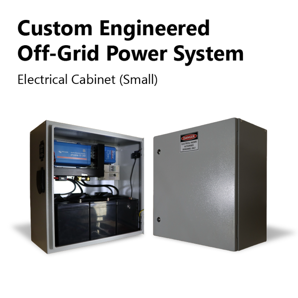 Custom Off-Grid Power System Electrical Cabinet 4