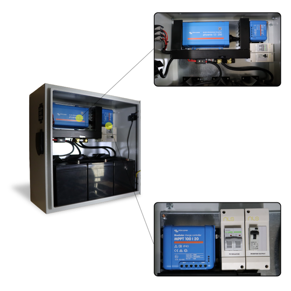 Custom Off-Grid Power System Electrical Cabinet 5